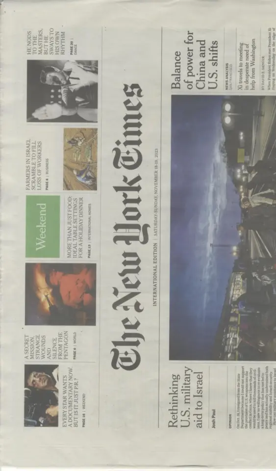 New York Times int ed.